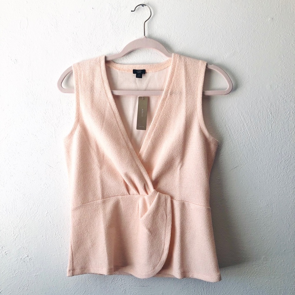 🎉 Final Price NWT J. Crew sleeveless blouse A15